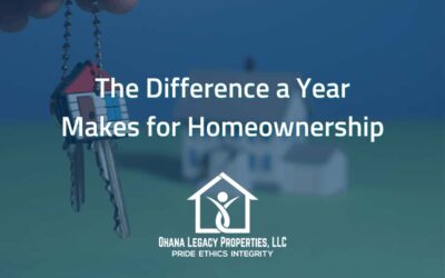 The Difference a Year Makes for Homeownership