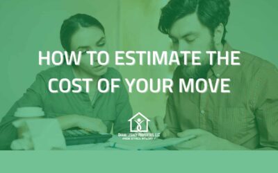 HOW TO ESTIMATE THE COST OF YOUR MOVE