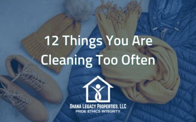 12 Things You Are Cleaning Too Often